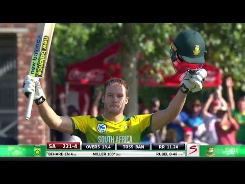 David Miller – Fastest T20 Century of all time vs Bangladesh