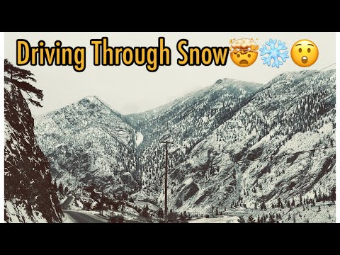 Driving through snow ❄️ #shorts #bangladesh #canada #dhaka #snow #new #travel  #trending  #youtube