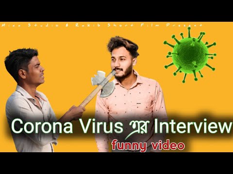 Corona Virus এর Interview🤣🤣|| Bangla Funny Video || Rakib
