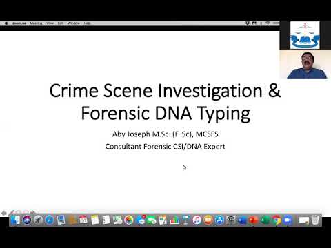 international Forensic Biology conference on Crime Scene Investigation and Forensic DNA Typing.