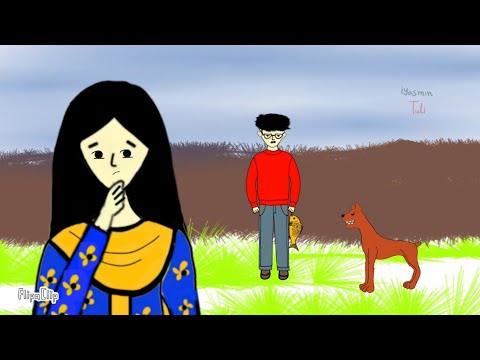 তুলির পঁচা মাছের সংসার🤔😂 Bangla funny cartoon | Cartoon animation video | flipaclip animation |