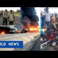BREAKING: ONE PERSON, TRACE PATROL MOTORCYCLE, THREE OTHER TRUCKS BURNED BEYOND RECOGNITION IN OGUN