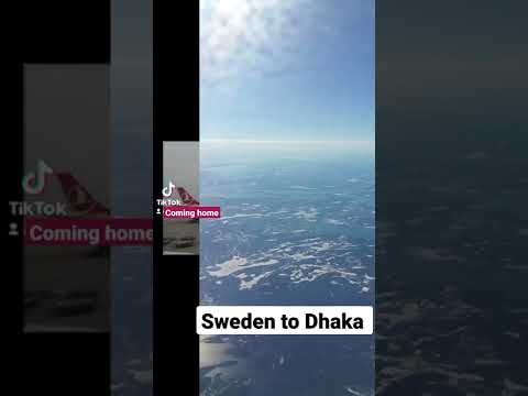 Sweden to Dhaka flight journey #sweden #dhaka #travel #flight #Bangladesh