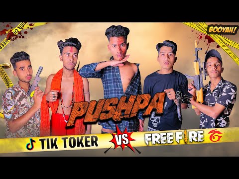 PUSHPA | TikToker Vs FreeFire Users | Bangla New Funny Video | Mr.Tahsim Official | mr.team