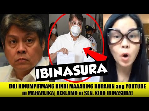 WALA PANG 24 Oras DOJ, IBINASURA ang COMPLAIN ni KIKO PANGILINAN NA BURAHIN si MAHARLIKA sa YOUTUBE!