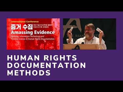Human Rights Documentation Methods (Part 1)