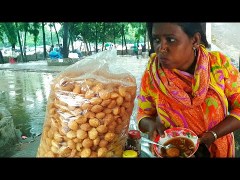 Pani Puri – POPULAR STREET FOOD TOUR IN DHAKA BANGLADESH FOOD TRAVEL