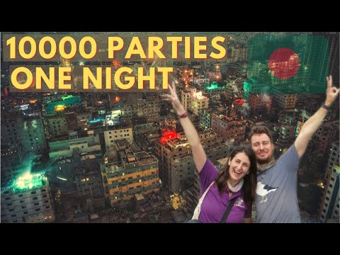 10 000 Parties in ONE NIGHT! Bangladesh Travel 🇧🇩SHAKRAIN FESTIVAL OLD DHAKA (PURAN DHAKA) শাকরাইন