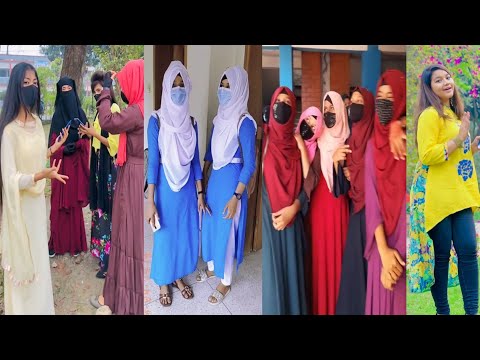 School College Cute Girls Funny TikTok | Part 5 | Bangla Funny TikTok Video 2022