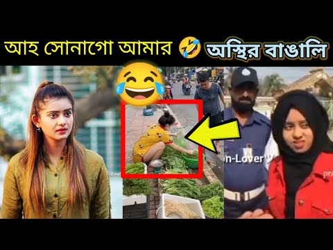 অস্থির বাঙালি 13 🤣 bangla funny video | mayajaal | funny facts bangla | pinikpi | tiktok | bd natok