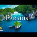 FLYING OVER PARADISE (4K UHD) Amazing Beautiful Nature Scenery & Relaxing Music – 4K Video Ultra HD