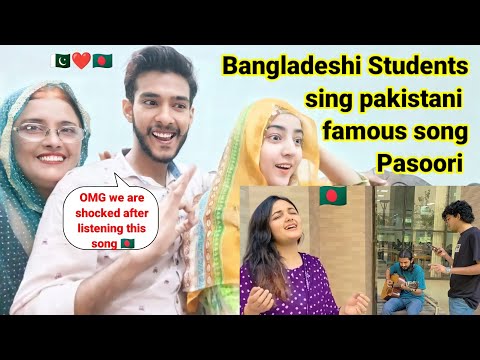 Bangladeshi students sing Pakistani famous song pasoori