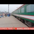 Beautiful Morning Essential Train Cloudy Skies And Gloomy Stations // Train Travel Bangladesh