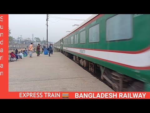 Beautiful Morning Essential Train Cloudy Skies And Gloomy Stations // Train Travel Bangladesh