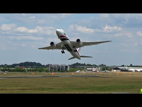 🇧🇩 Biman Bangladesh Airlines Boeing 787-8 Full Display Farnborough Airshow