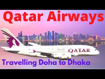 Qatar Airways Flight Traveling Doha To Dhaka Bangladesh