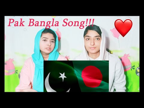 Pakistani Girls react on Pak Bangla Song