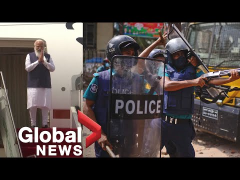 Protesters, police clash in Bangladesh over India PM Modi's visit