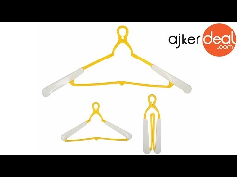 Folding Travel Hanger in Bangladesh | Travel Clothes Hangers | Ajkerdeal