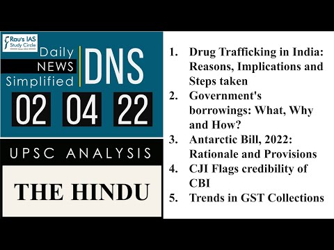 THE HINDU Analysis, 02 April, 2022 (Daily Current Affairs for UPSC IAS) – DNS