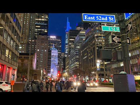 NYC LIVE Upper East Side to Grand Central Terminal via Park Avenue (March 30, 2022)