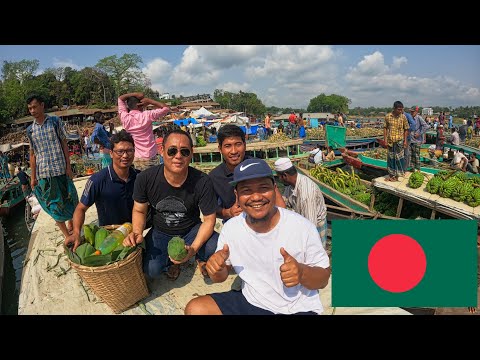 Floating Market of Rangamati Bangladesh