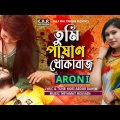 Tumi Pashan Dhokabaj | Ahona Chowdhury Aroni | Bangla Music Video 2022