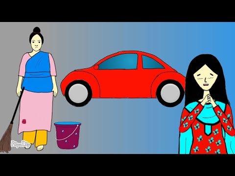 মিনিষ্টার কাজের বুয়া😎😳😒 Bangla funny cartoon | Cartoon animation video || flipaclip animation ||