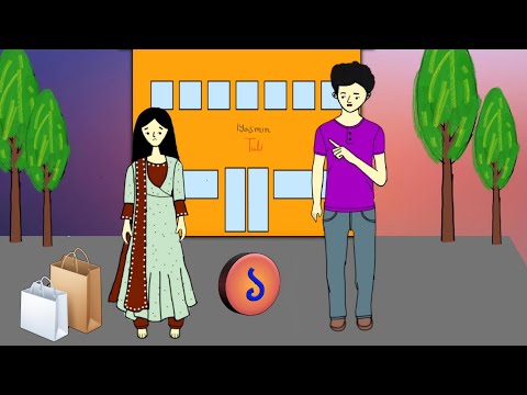 তুলির ঈদের ঢং ঢং শপিং🤪😂 Bangla funny cartoon | Cartoon animation video | flipaclip animation |