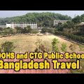 Bangladesh Travel: View of a School, Residential Area in Chittagong from Rooftop