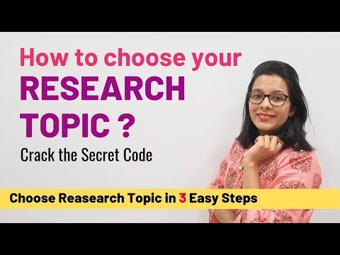 How to choose Research Topic | Crack the Secret Code