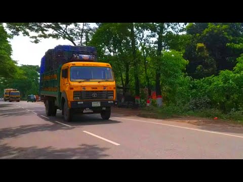 Nurture Road View | Road view in Bangladesh | Road Traveling video | 4k Ultra video | Natural view