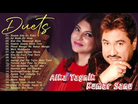 Alka Yagnik & Kumar Sanu  Hit SOngs |   – Latest Bollywood Hindi Songs / Golden Hits –  Best Duets