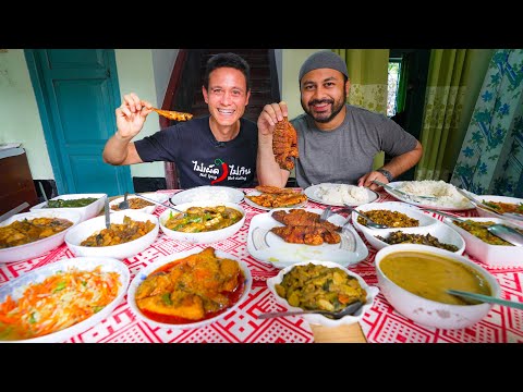 16 Hours Eating Fish – EXTREME BANGLADESHI FOOD!! Market Tour + Home Cooking in Bangladesh!!