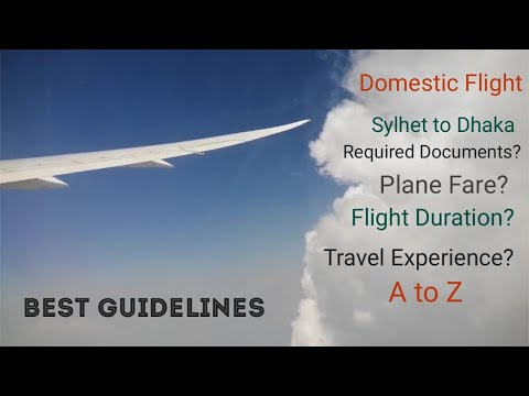 Domestic Air Travel Guidelines in Bangladesh || Sylhet to Dhaka Flight with Biman Bangladesh