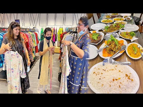 Dhaka Day 2 | Dhansiri Restora এলাহী ভুরিভোজ 😋 | ঢাকা তে Shopping 🛍️| Vlog #197