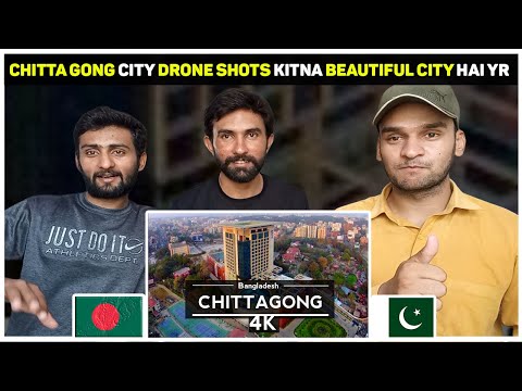 Chittagong , Bangladesh 🇧🇩 4K by drone Travel 2022 l Pakistani Reaction