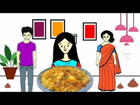 গু গোবর দিয়ে রেস্টুরেন্টে রান্না🙄🤮Bangla funny cartoon. Cartoon animation video. flipaclip animation