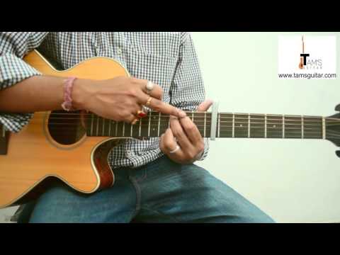 4 easy bengali songs guitar lesson in Bengali (www.tamsguitar.com)