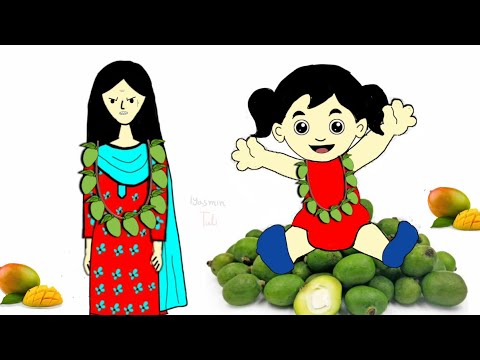 ঘাড় ত্যাড়া বান্দর পুলাপাইনের কাঁচা আম😡🤣 | Bangla funny cartoon | Cartoon animation video | flipaclip