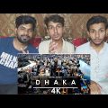 Dhaka ,  Bangladesh 🇧🇩 4K by drone Travel||PAKISTAN REACTION 🇵🇰