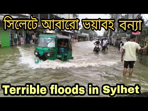 সিলেটে আবারো ভয়াবহ বন্যা | Floods in sylhet Bangladesh | sylhet bonna