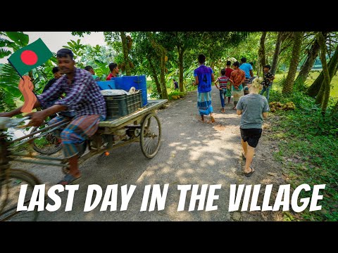 SAYING GOODBYE TO THE VILLAGE: An emotional goodbye to our Bangladesh homestay.