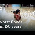 'Unprecedented' flooding in India, Bangladesh leaves millions homeless | DW News