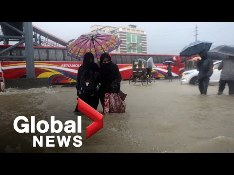 At least 18 dead, millions stranded as floods ravage Bangladesh and India