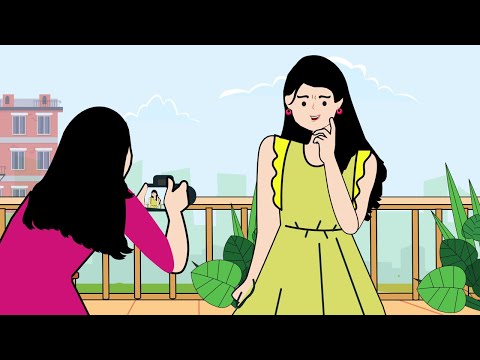 এই ভাবে একটা পিক তুল😛|cartoon animation video|bangla funny cartoon| flipaclip cartoon