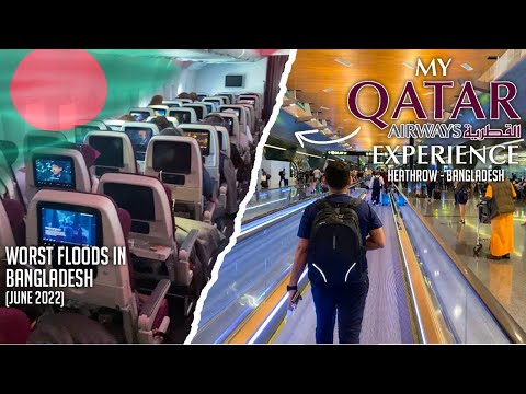 Qatar Airways London 2 Dhaka Bangladesh, Airline Food Review, How was the Service and Hospitality!