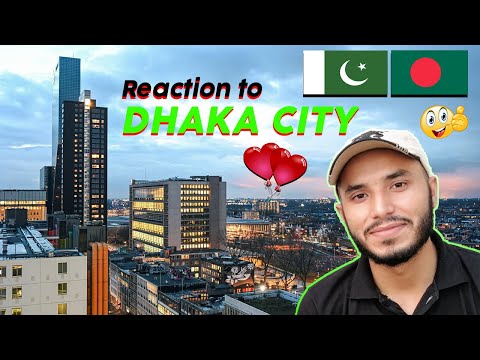 Reaction to Dhaka , Bangladesh 🇧🇩 by drone Travel | Bangladesh love