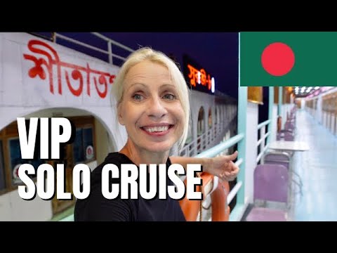 DHAKA to BARISAL Overnight Ship encounters : Solo Female Tourist in Bangladesh🇧🇩