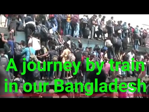 a journey by train in our Bangladesh #travel